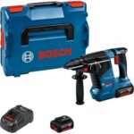 دریل چکشی شارژی حرفه ای بوش آلمان GBH 18 V-24 با 2 باتری در L-Boxx
