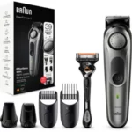 موبر براون آلمان BeardTrimmer 7 BT7320، اصلاح کننده ریش حالت دهنده ریش قابل شستشو بدون سیم