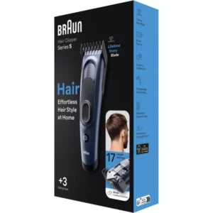 Braun hair trimmer Series 5 HC5350, 17 length settings, washable