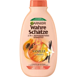 Shampoo Vanille & Papaya, langes Haar, brüchige Spitzen, 300 ml