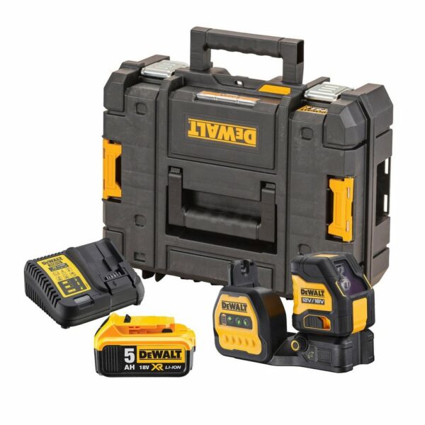 مجموعه تراز لیزری متقاطع DeWalt آلمان DCE088NG18-XJ