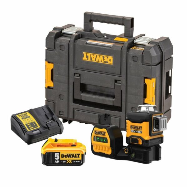 مجموعه تراز لیزری متقاطع DeWalt آلمان DCE089NG18-XJ