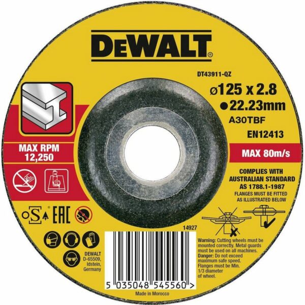 دیسک برش فلز دیوالت آمریکا 125x2.8mm