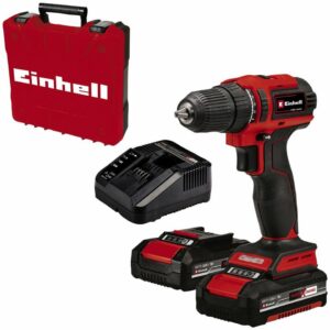 دریل شارژی Einhell TE-CD 18/40 Li BL (2x2.0Ah)، حداکثر 1450 دور در دقیقه