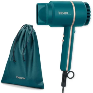 BEURER HC 35 Ocean hair dryer, with ion function, 3 heating and fan settings, storage bag