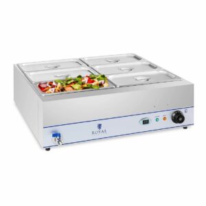 گرم کن غذا 2000 وات Bain Marie رویال کترینگ آلمان