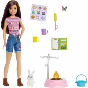 ست پخش عروسک لباس‌آپ باربی Mattel® "دوقلوهای باربی! کمپینگ".

