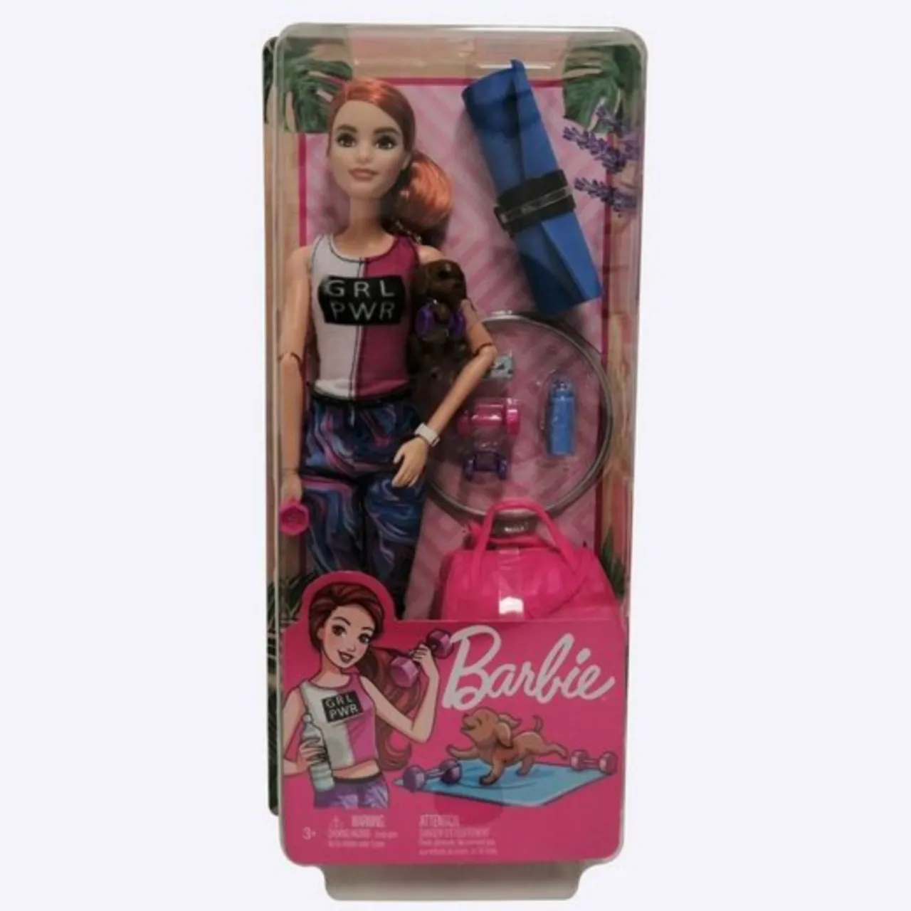 عروسک باربی ژیماستیک کار متل آمریکا Mattel Standing Doll Mattel GJG57