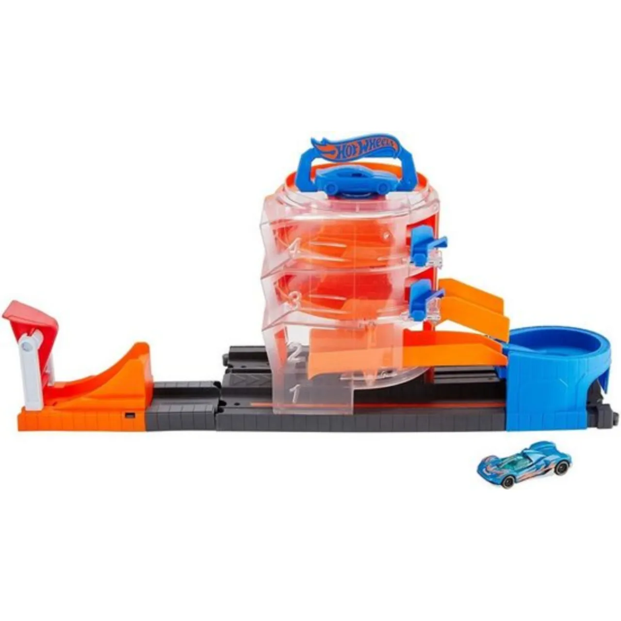 اسباب بازی پارکینگ متل آمریکا Mattel® Hot Wheels Toy Car City Super Spin