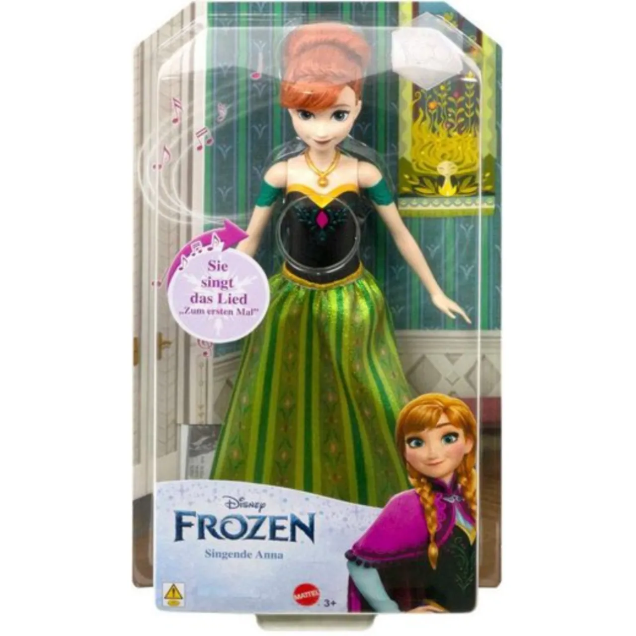عروسک آوازخوان متل آمریکا Mattel Disney Frozen Dress-up Doll Anna Singing