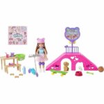 زمین بازی اسکیت باربی متل آمریکا Mattel Barbie Chelsea Dress-Up Skatepark Playset Doll