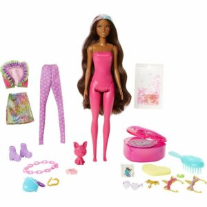 اسباب بازی باربی متل آمریکا Mattel Barbie Color Reveal Dress Up Doll & Pet Fantasy