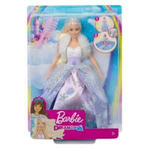 اسباب بازی پرنسس متل آمریکا MattelDress-up Doll Mattel GKH26 Snow Magic Princess Doll
