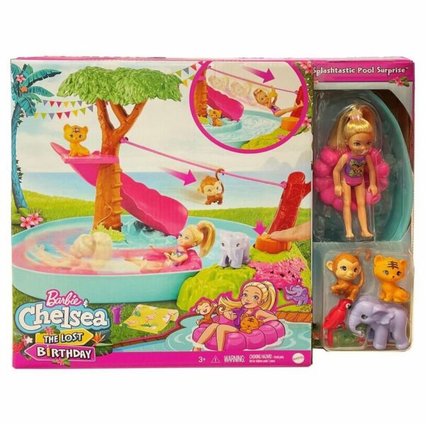 پارک آبی باربی در جنگل متل آمریکا Mattel GTM85 Crazy Birthday