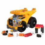کامیون کمپرسی بزرگ با بلوک های ساختمانی متل آمریکا Mattel® Toy Truck Mattel DCJ86 CAT