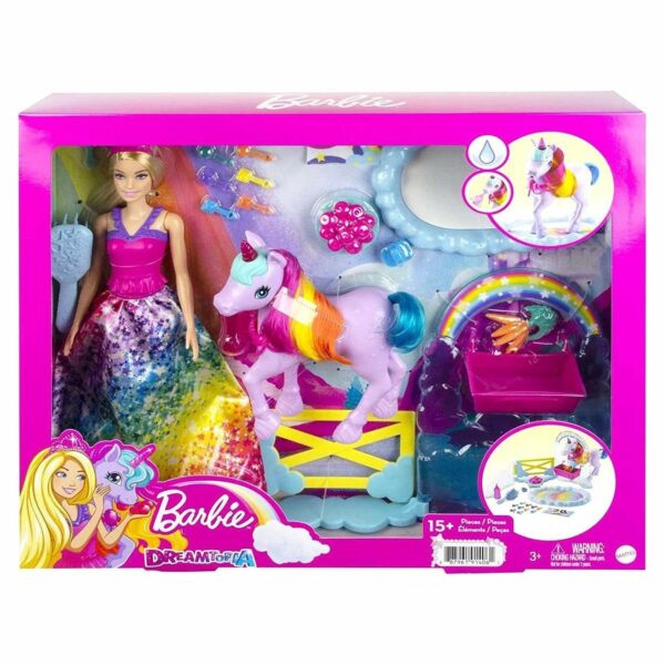 ست لوازم عروسک GTG01 - Barbie - Dreamtopia - Play Set متل آمریکا