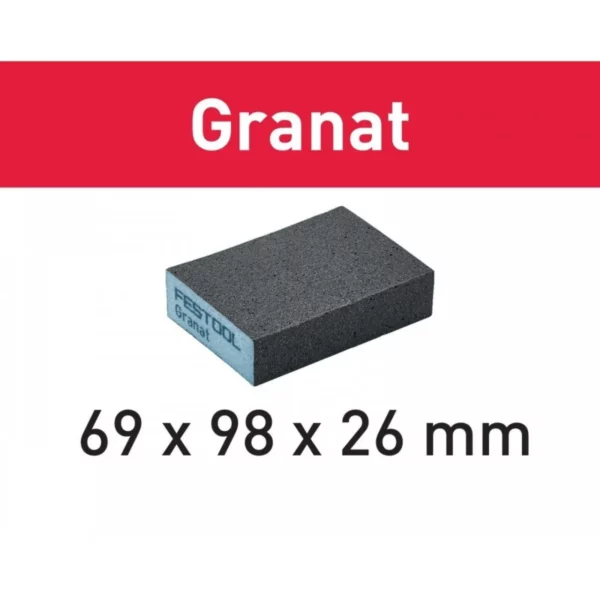 بلوک سنباده اسفنجی 6 عددی 69x98x26 گارنت 220 فستول آلمان