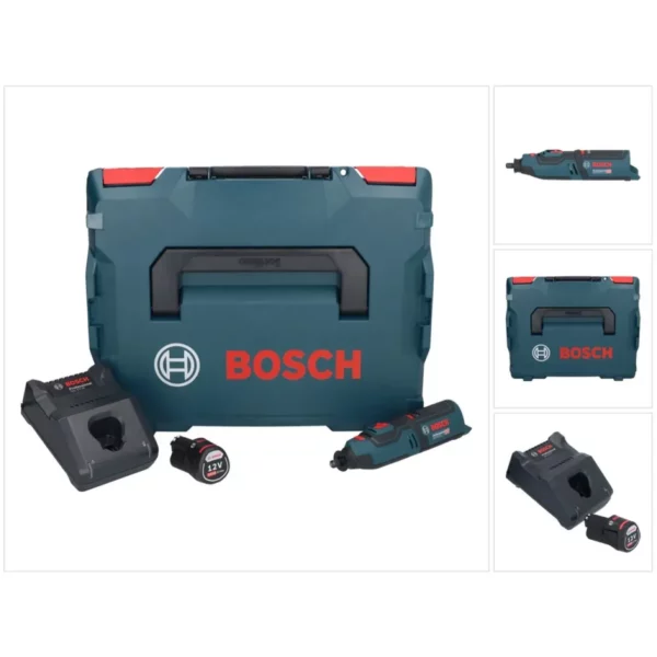 Bosch GRO 12V-35 Professional battery rotary tool 12 V + 1x battery 2.0 Ah + charger + L-Boxx