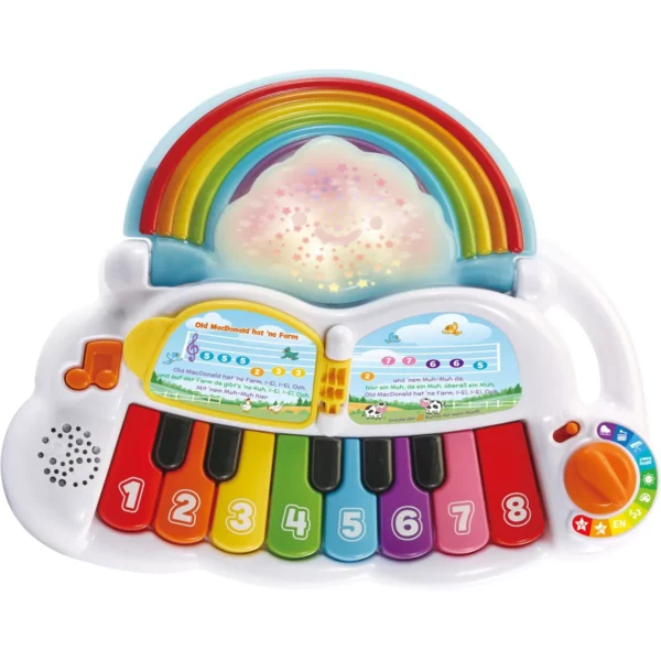 ابزار موسیقی Toy VTechBaby صفحه کلید رنگین کمان نوزاد وی تک چین