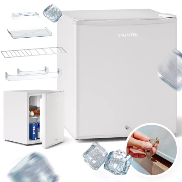 یخچال رومیزی MKS 45.1, Mini Fridge E 45L با یخ زدایی خودکار استیل استرن آلمان