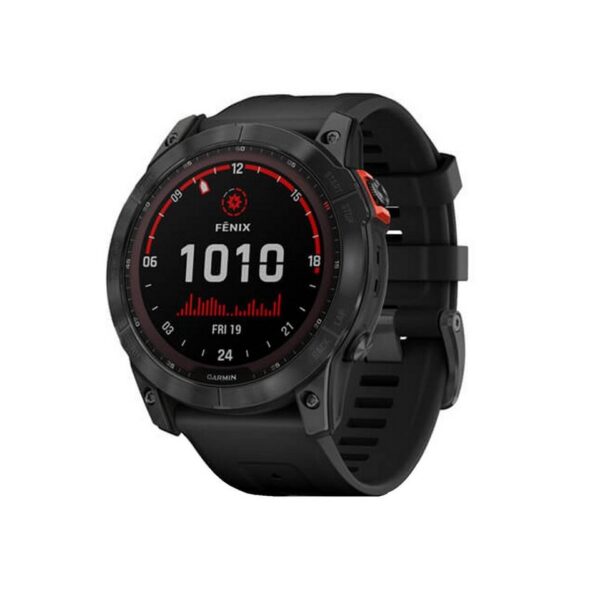 ساعت هوشمند Garmin fenix 7X Solar (3556 سانتی‌متر/1.4 اینچ)، 51 میلی‌متر، با دستبند مشکی، ساعت هوشمند، GPS