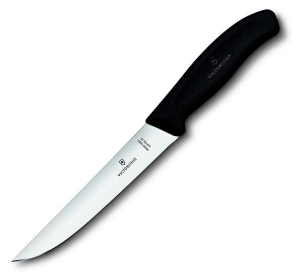 چاقوی تیغه 15 سانتی متر مشکی تاول ویکتورینوکس سوئیس victorinox