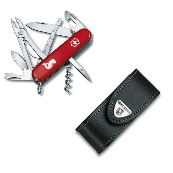 چاقوی جیبی آنگلر همراه با کیف ویکتورینوکس سوئیس Victorinox