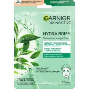 ماسک ورقه ای Hydra Bomb چای سبز 1 عدد گارنیر آلمان