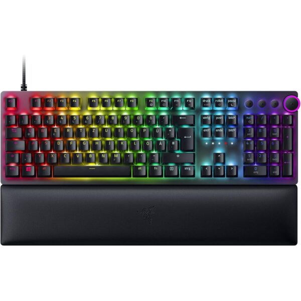 سری Razer Huntsman V2 (سوئیچ قرمز) - Praktisch latenzfreie Optische Gaming-Tastatur